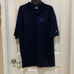 Navy Dri-fit Nike polo